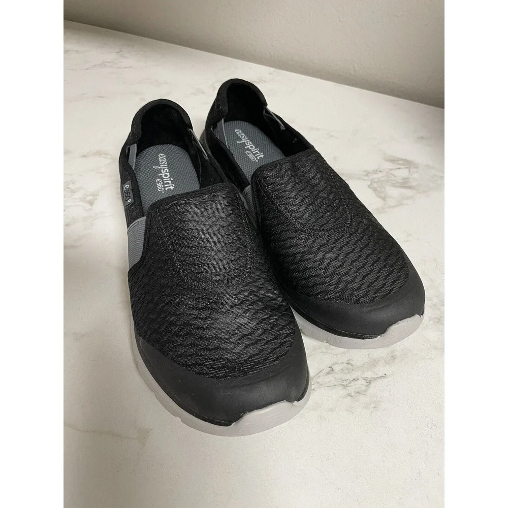 Easy Spirit e360‎ Esmyles Black Athleisure Slip On Women's Sz 10.5